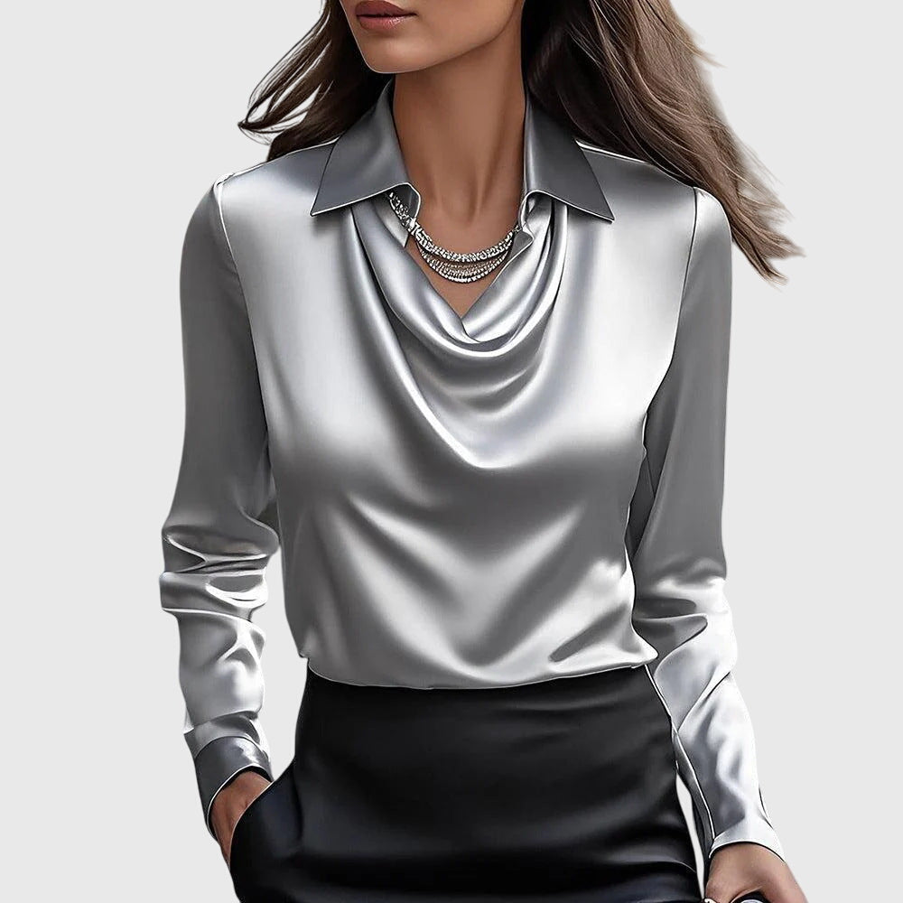 Emira | Women Cowl Neck Long Sleeve Top