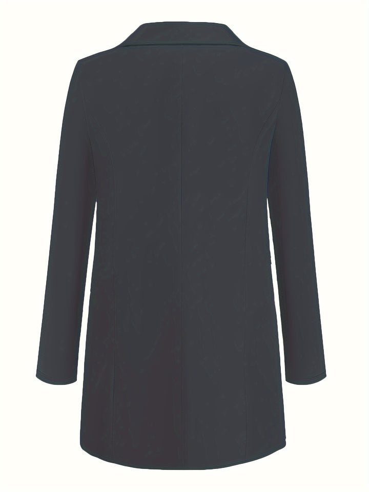 Women's Elegant Blazer - Structured H-Silhouette Jacket