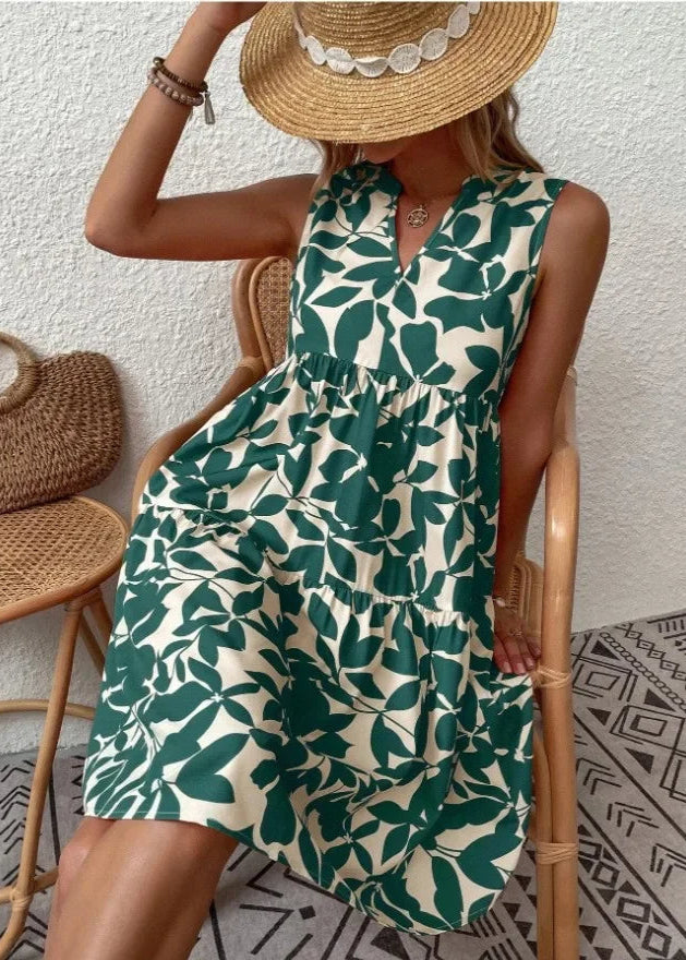 Elsie – Elegant Summer Dress with V-neck