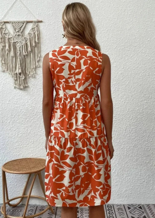 Elsie – Elegant Summer Dress with V-neck