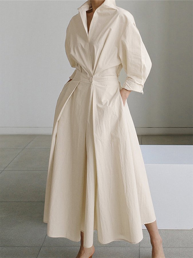 Timeless Cotton Maxi Dress for Women