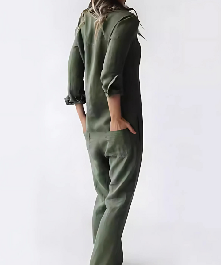 Khloe – Linen Jumpsuit for Women