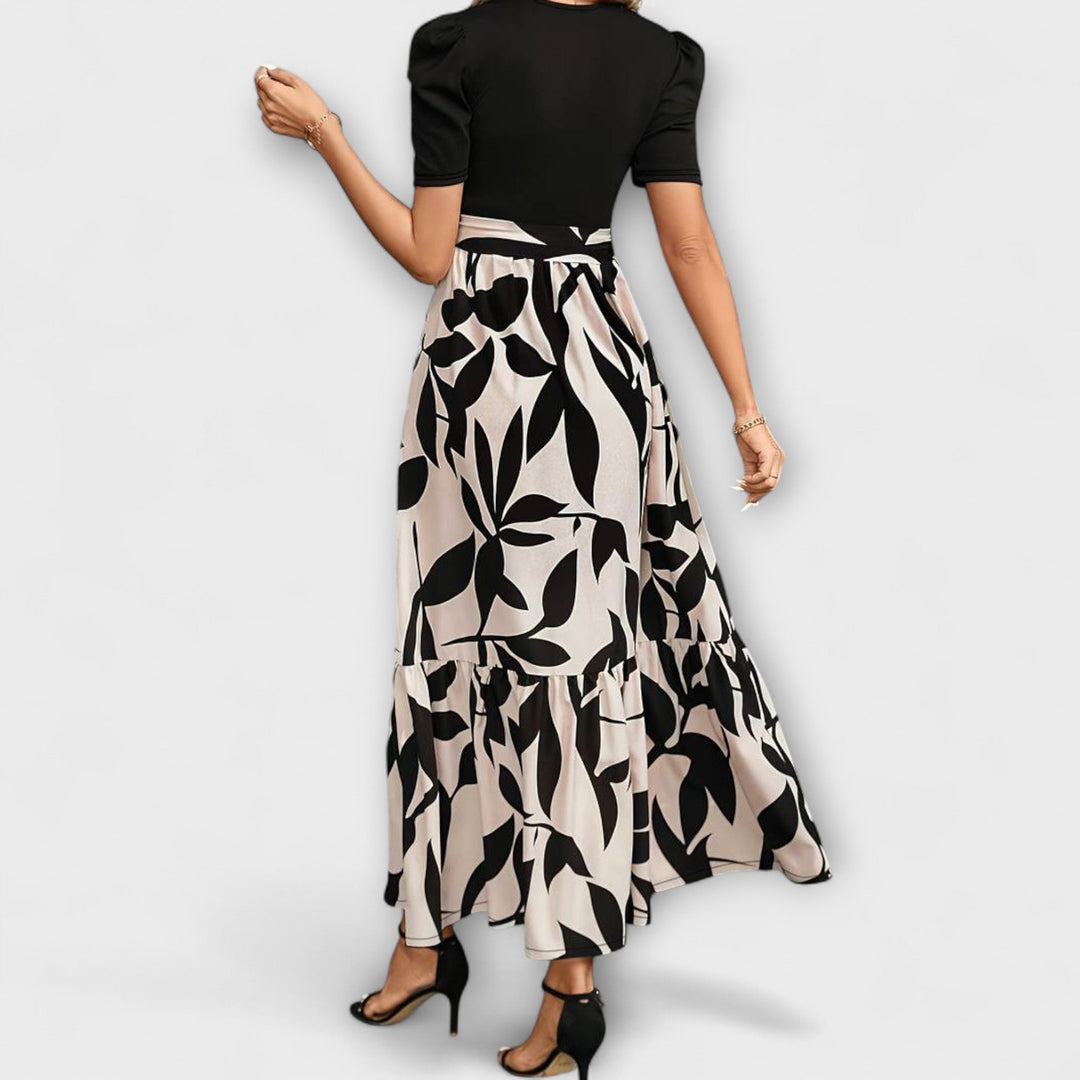 Floral Pattern Summer Dress for Outdoor Gatherings
