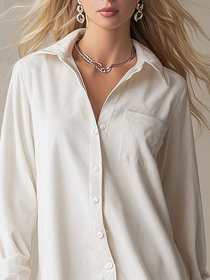 Elegant Off-white Ruffled Tencel Denim Midi Dress