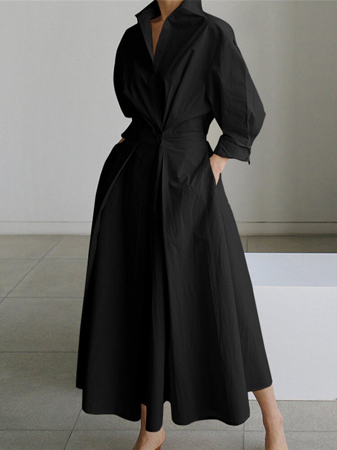 Timeless Cotton Maxi Dress for Women