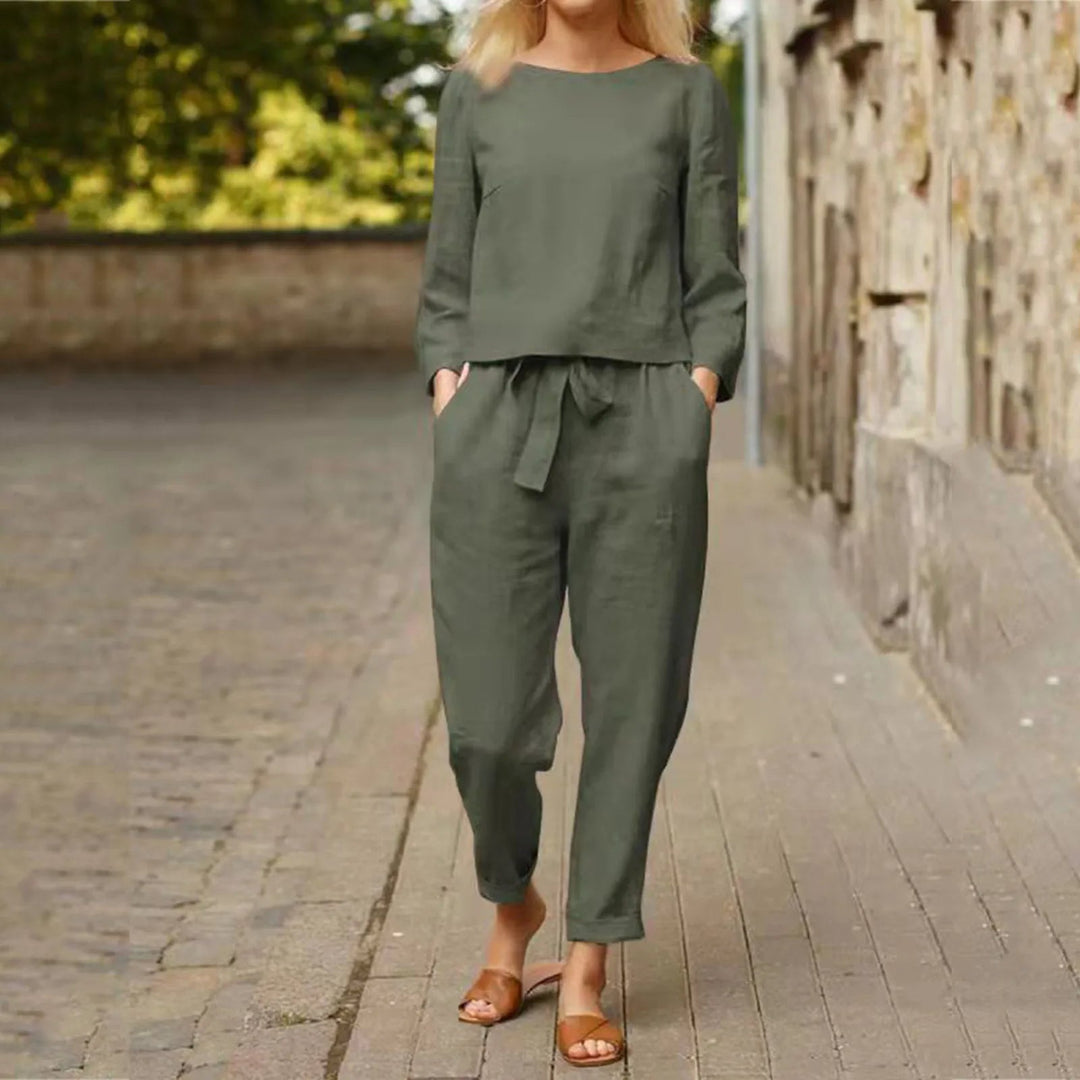 Ladies 2-Piece Comfortable Sportswear Set