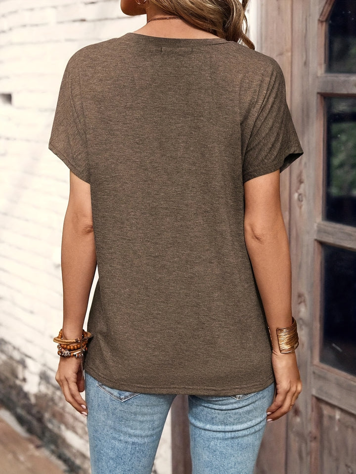 Joy | Button-Front Short Sleeve