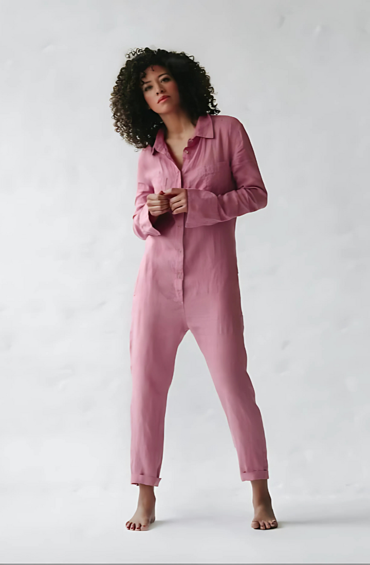 Khloe – Linen Jumpsuit for Women