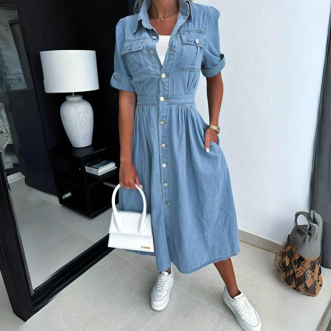 TRENDY DENIM DRESS