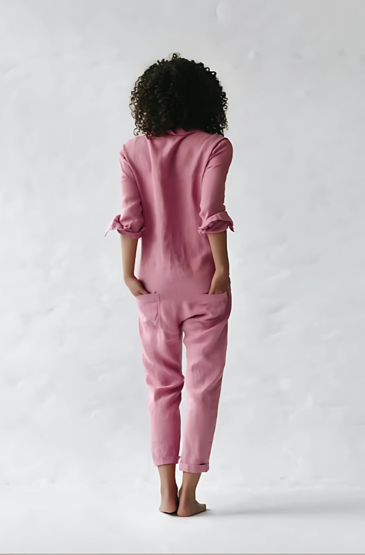 Khloe – Linen Jumpsuit for Women