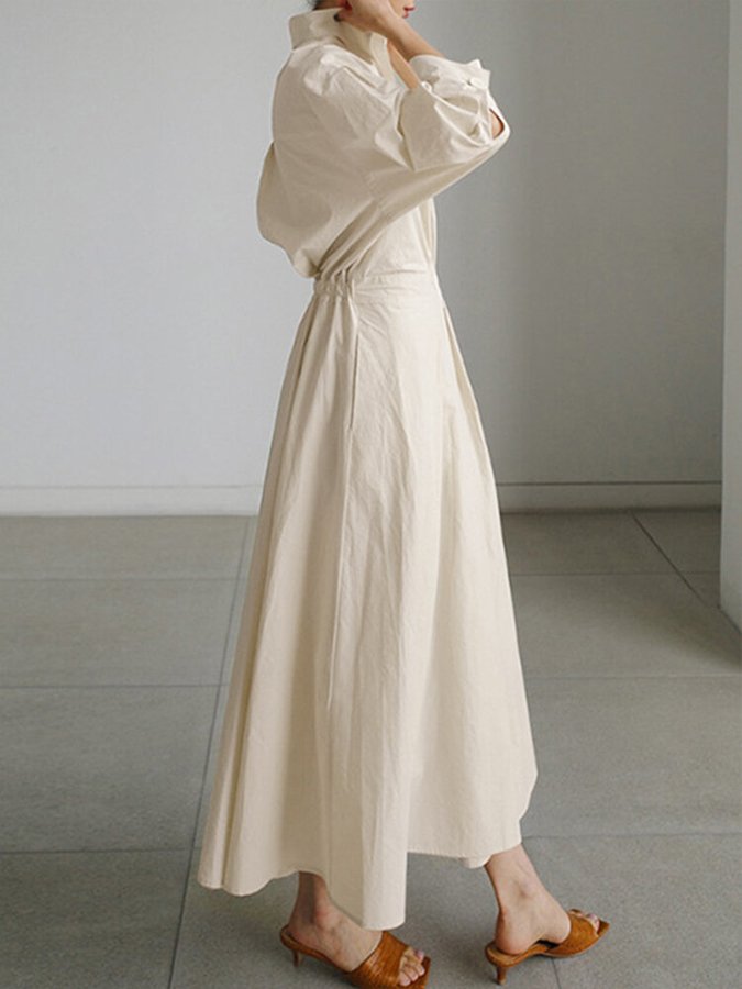 Timeless Cotton Maxi Dress for Women