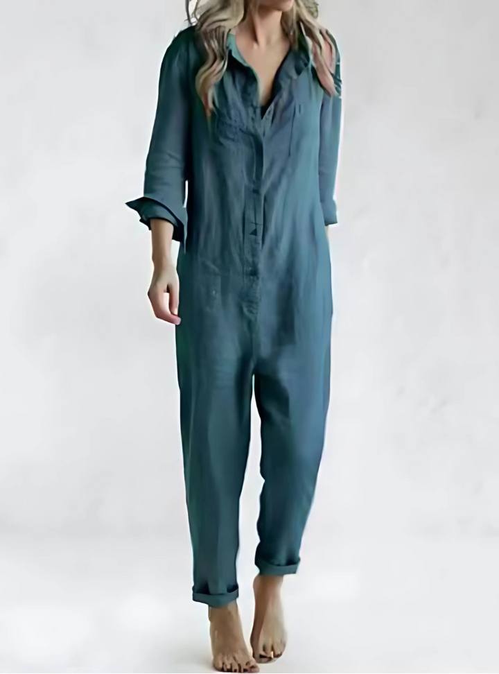 Khloe – Linen Jumpsuit for Women