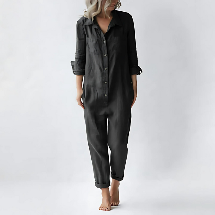 Khloe – Linen Jumpsuit for Women