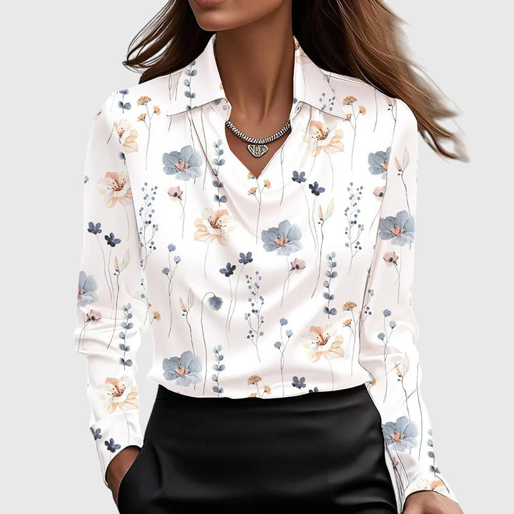 Emira | Women Cowl Neck Long Sleeve Top