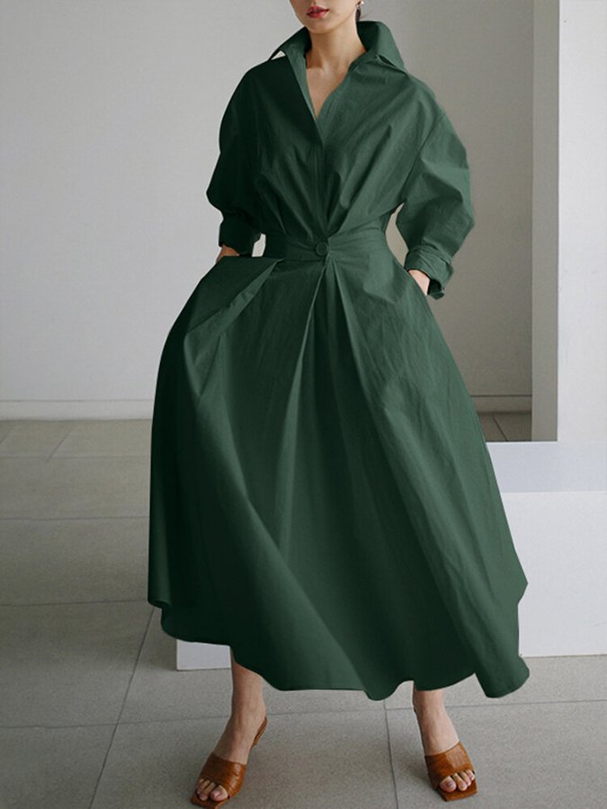 Timeless Cotton Maxi Dress for Women