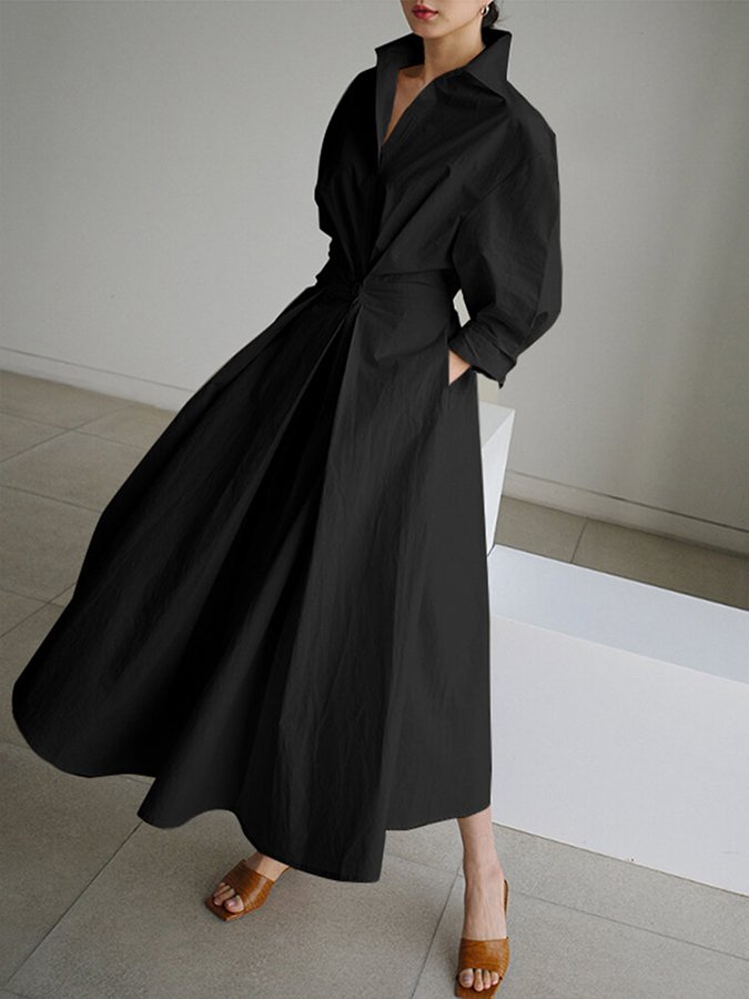 Timeless Cotton Maxi Dress for Women