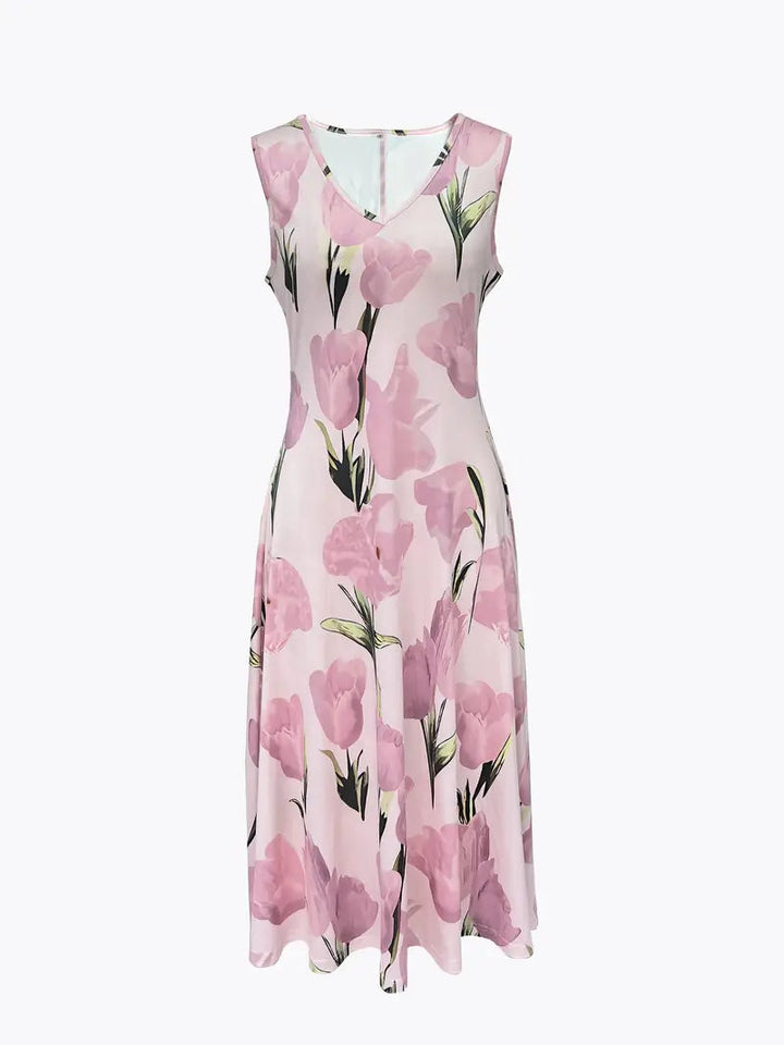 Isabel | Elegant Maxi Dress Set with Floral Print and Matching Jacket