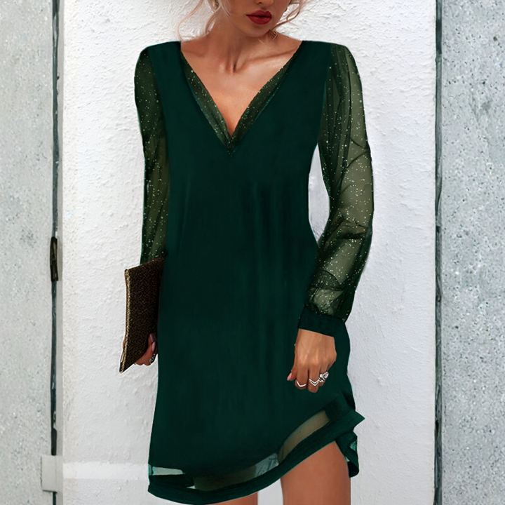 Elegant timeless dress in sustainable luxury