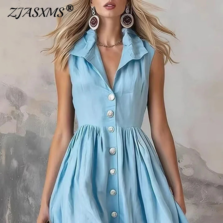 Summer Sleeveless Tank Long Dress