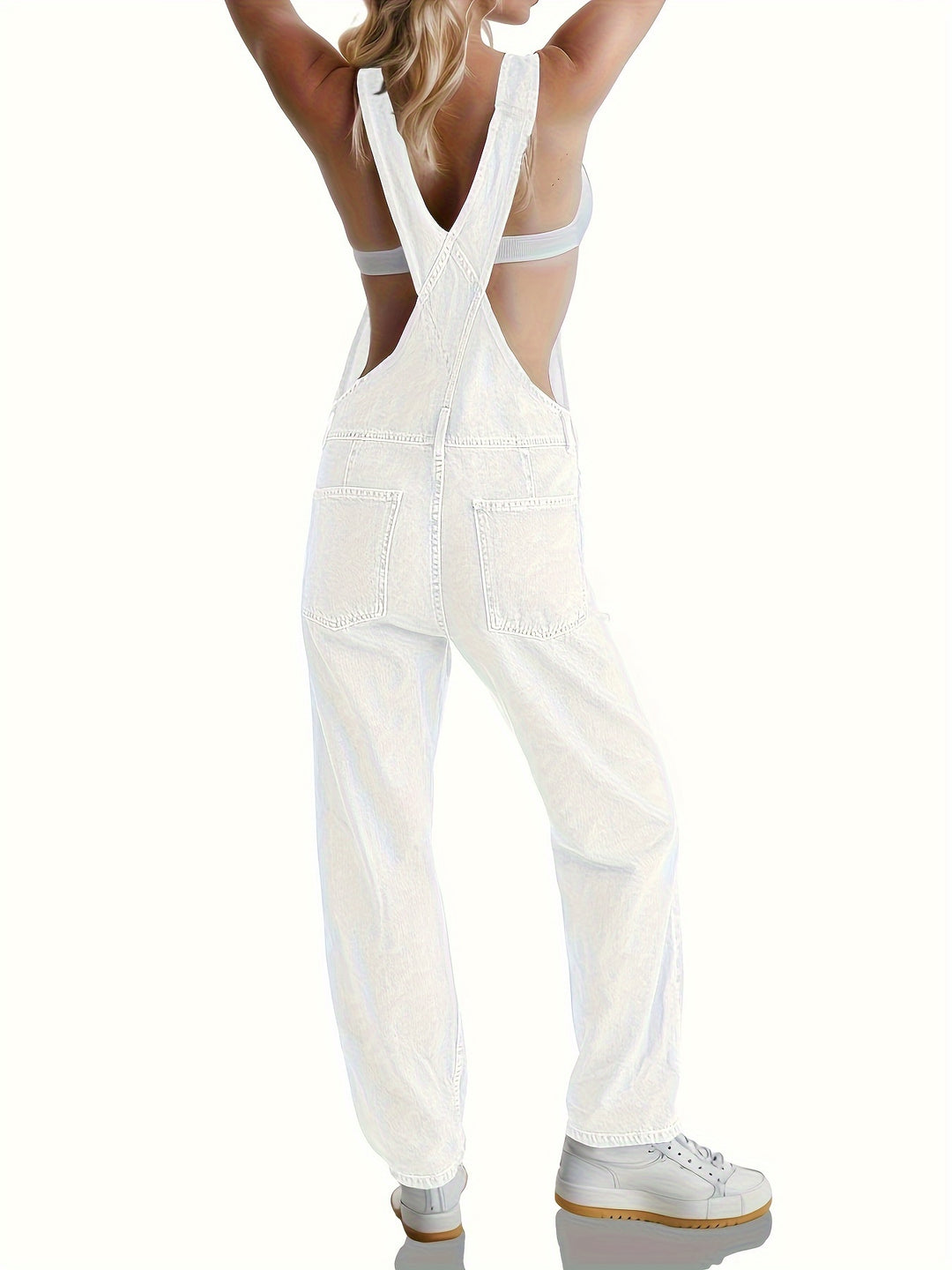 Women'S Fashion Non-Stretch Denim Overalls