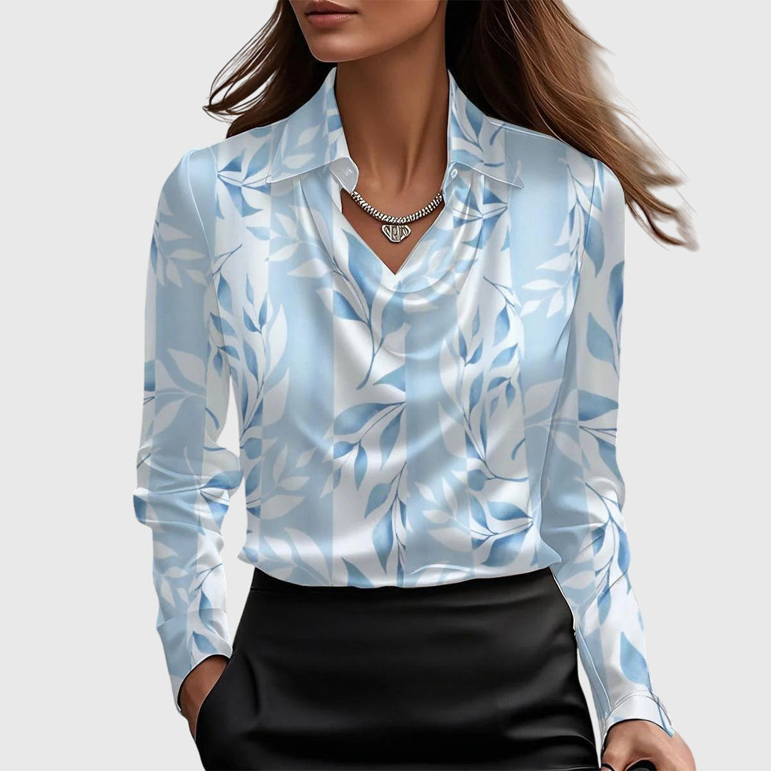 Emira | Women Cowl Neck Long Sleeve Top