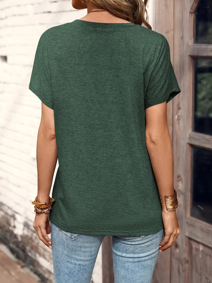Gina | Button-Front Short Sleeve