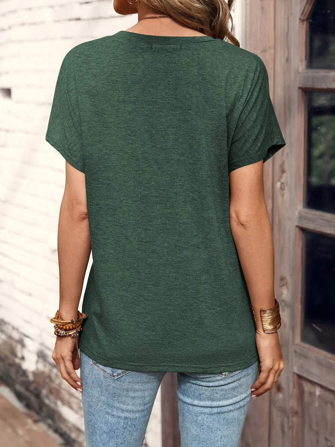 Joy | Button-Front Short Sleeve