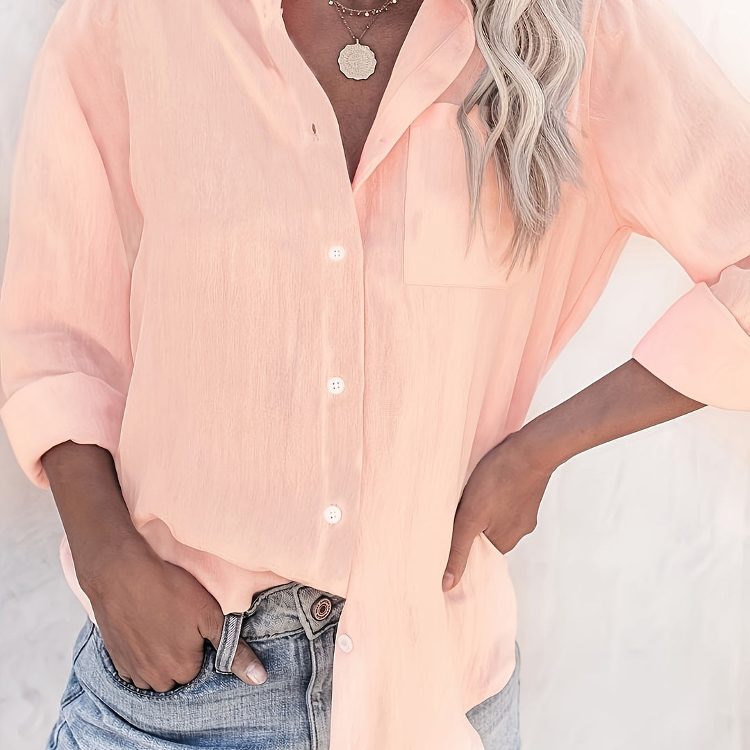 Kate | Long Sleeve Casual Blouse