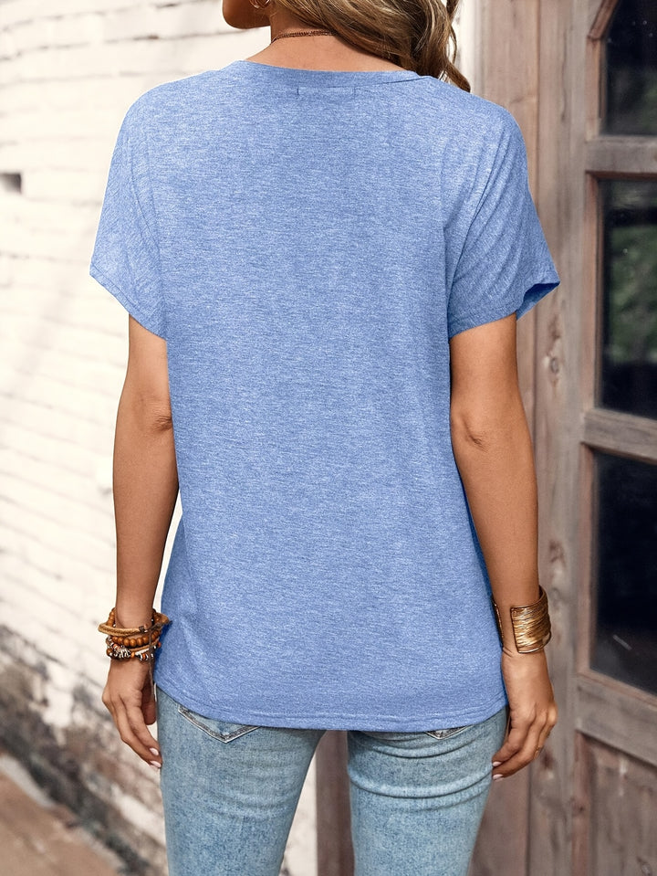 Joy | Button-Front Short Sleeve