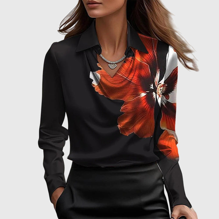 Emira | Women Cowl Neck Long Sleeve Top