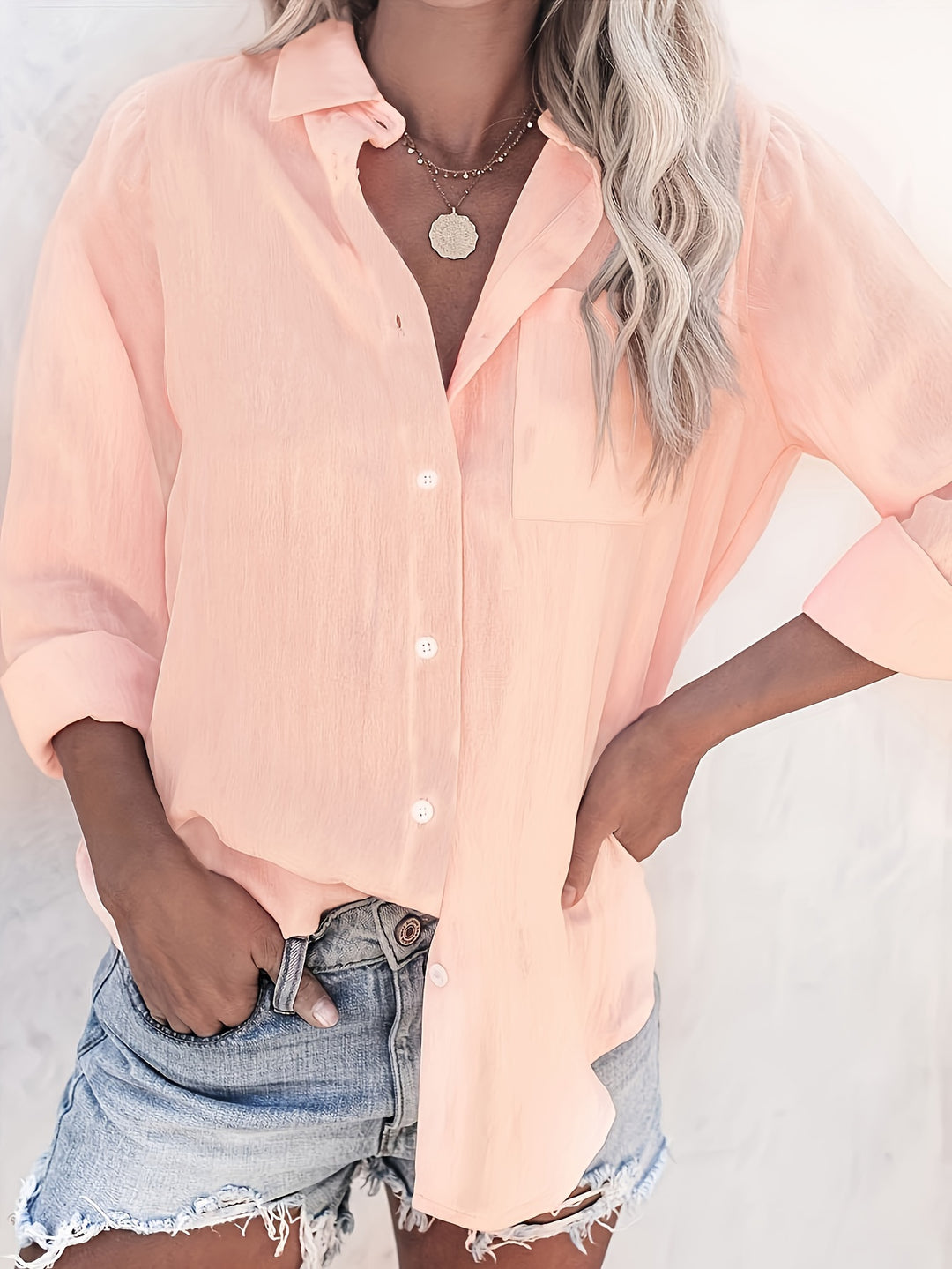 Kate | Long Sleeve Casual Blouse
