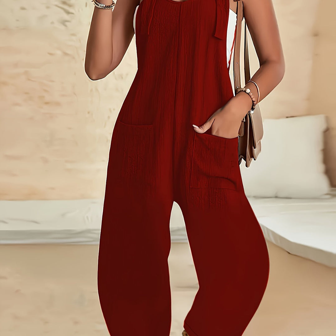 Women’s Casual Fashion Camisole Long Pants Jumpsuit Overalls