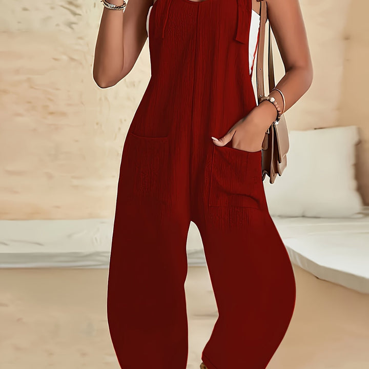 Women’s Casual Fashion Camisole Long Pants Jumpsuit Overalls