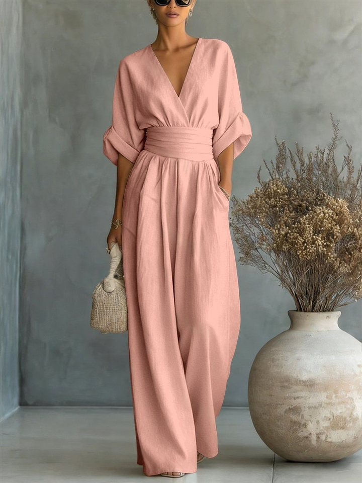 Elira Essential V-Neck Jumpsuit