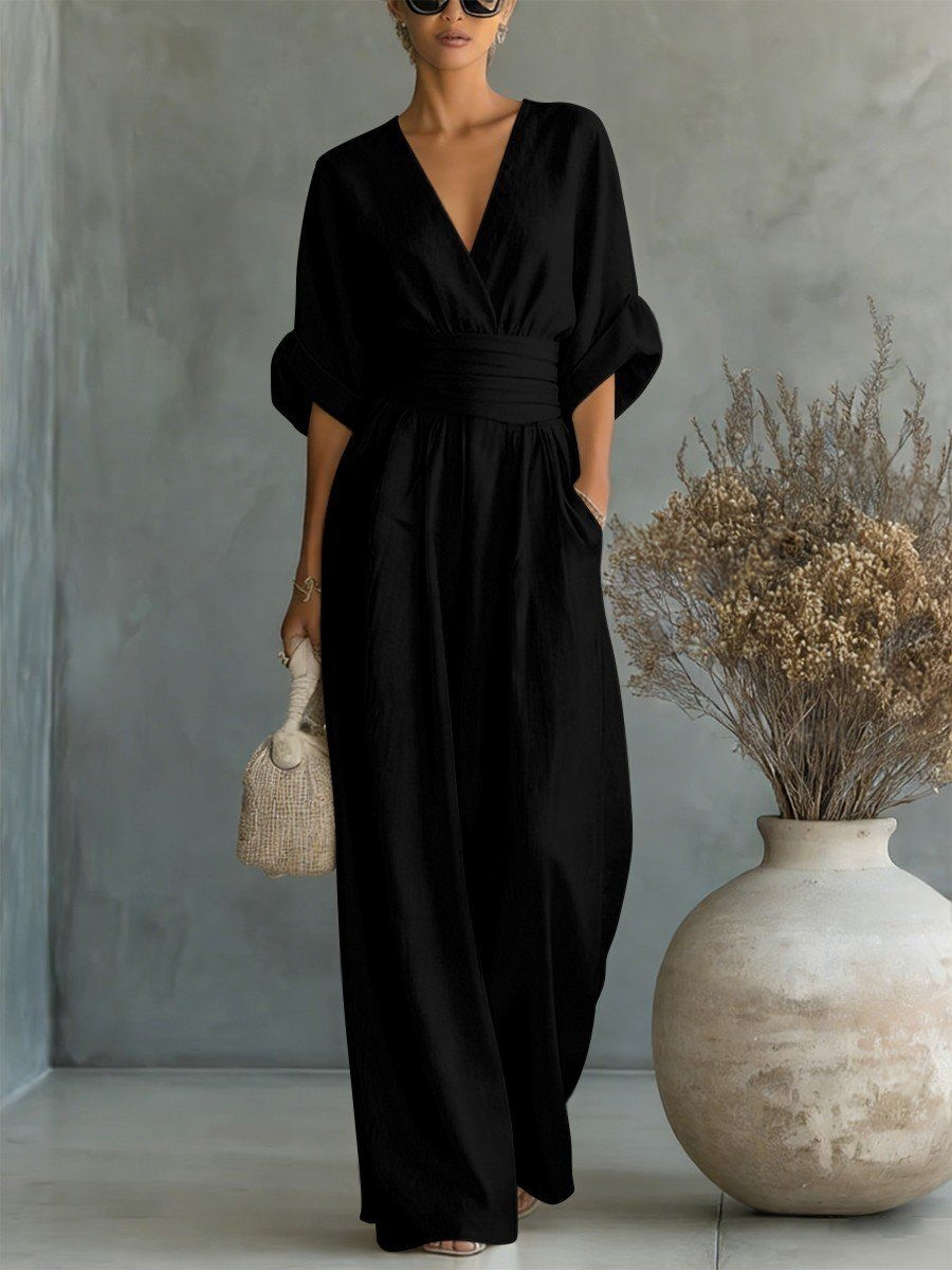 Elira Essential V-Neck Jumpsuit
