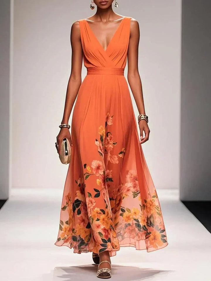 Women's Chiffon Maxi Dress