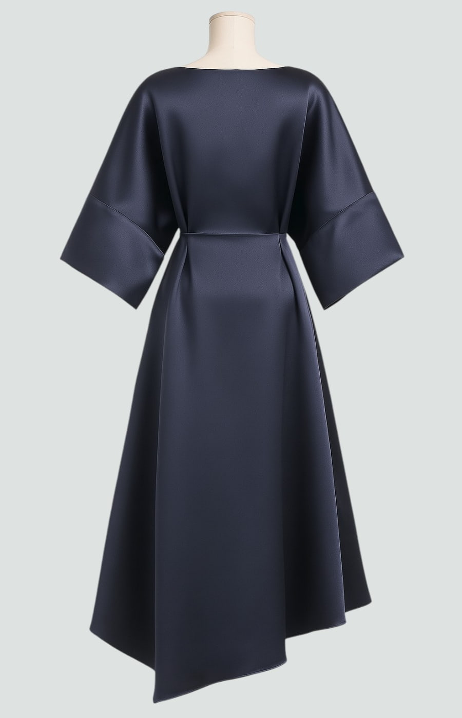 Women's Formal Satin Midi Dress